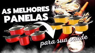 Conjunto De Panelas  Antiaderente Com Tampa de Vidro   ACHEI NA SHOPEE