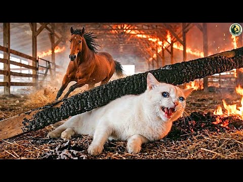 The Kitten Who Saves a Horse From a Barn Fire — This Horse Did Something No One Expected