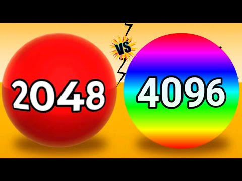 Balloons 2048 vs 2048 marmalade - blob merge 3d Gameplay walkthrough New update all max levels