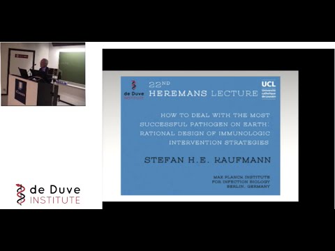 22nd Heremans Lecture - S. Kaufmann: How to deal with the most successful pathogen, M. tuberculosis