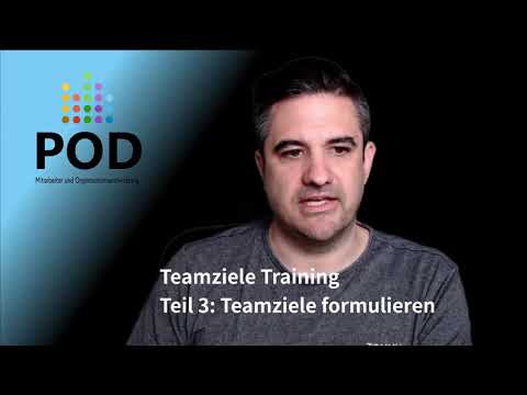 Teamziele Training: Ziele formulieren
