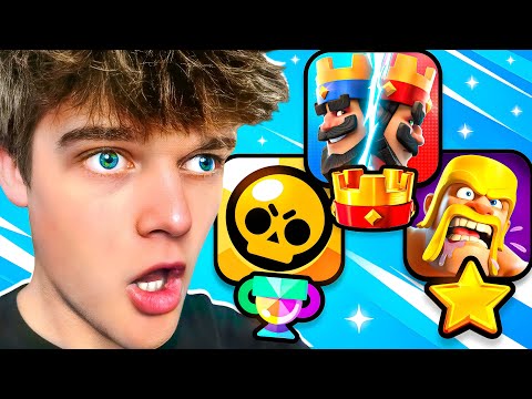 Can I beat THREE Supercell games at the SAME TIME???