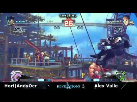 SSF4 AE [BI] AndyOcr vs Alex Valle [Ryu]