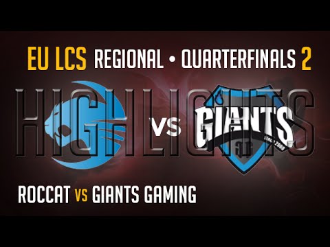 Roccat vs Giants Gaming Game 2 HIGHLIGHTS | Quarter final EU LCS Regional Qualifier S5 | ROC vs GIA