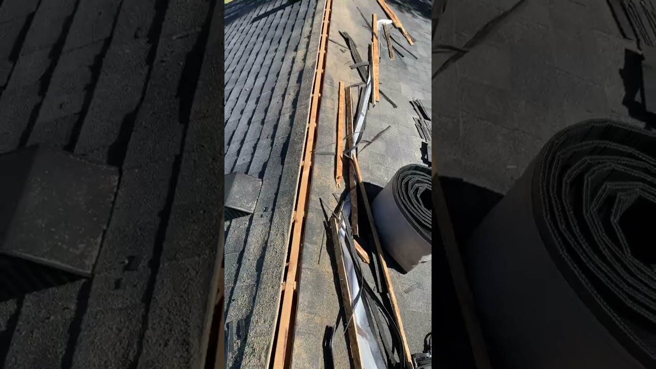 Installing a Ridge Vent Part 2 #diy #roofing