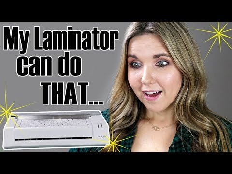 ⭐ FOILING WITH A LAMINATOR ⭐ THERMAL LAMINATOR DIY PROJECT