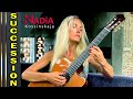 Soundtrack SUCCESSION  Austerlitz – Allegretto N. Britell Guitar NADiA KOSSINSKAJA ToneWoodAmp