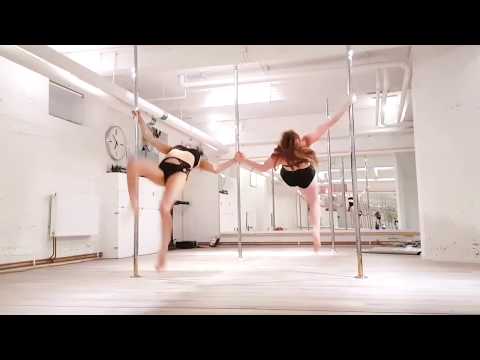 Double pole choreo + pole flip