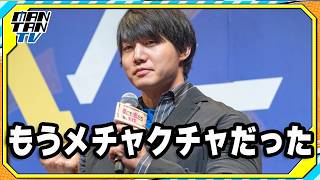 青木マッチョ「もうメチャクチャだった」ヤクザ役の苦労語る　役作りで生け花教室通うも「本当に意味がなかった」　映画「藁にもすがる獣たち」舞台あいさつ