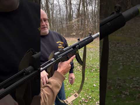 Factory mp5 SD!! First time shooting full auto! #youtubeshorts #gun #ak47 #viral