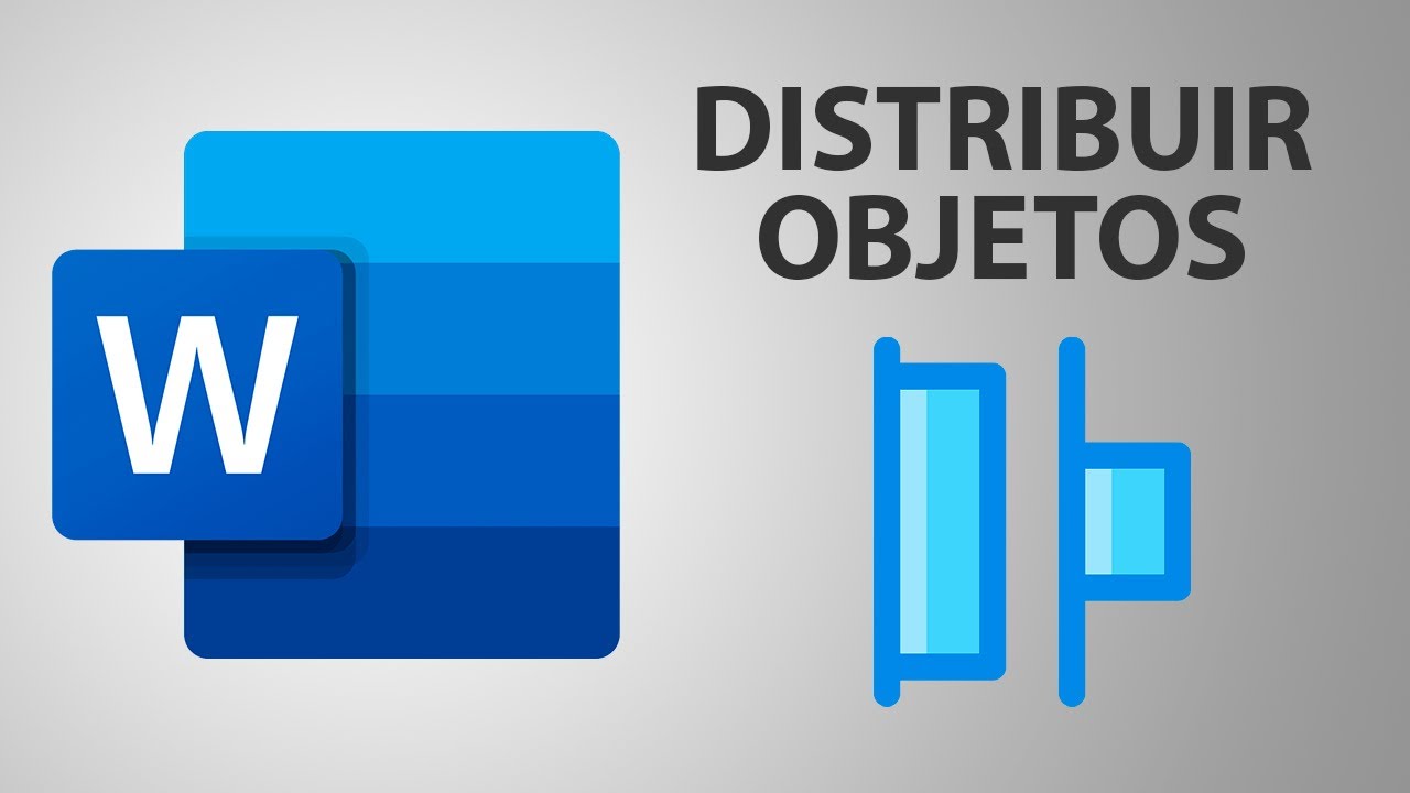 Cómo DISTRIBUIR OBJETOS en Word