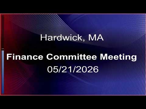 From the Finance Committee