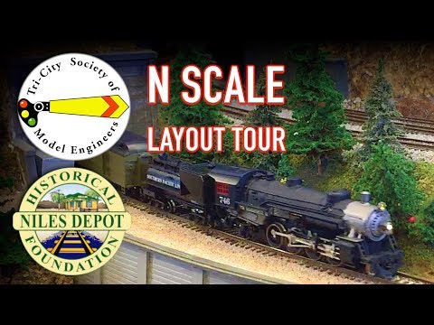N Scale DCC Layout Tour Niles Depot TCSME