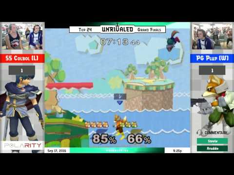Unrivaled 2 Melee - SS Colbol (Fox) vs PG Plup (Sheik, Samus, Fox) - Grand Finals