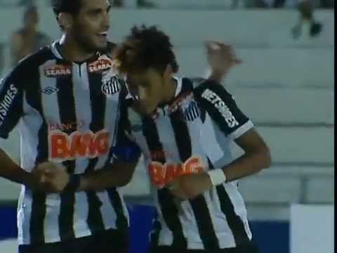Santos 4 x 1 Botafogo-SP   Melhores Momentos Do Jogo 09 02 2012