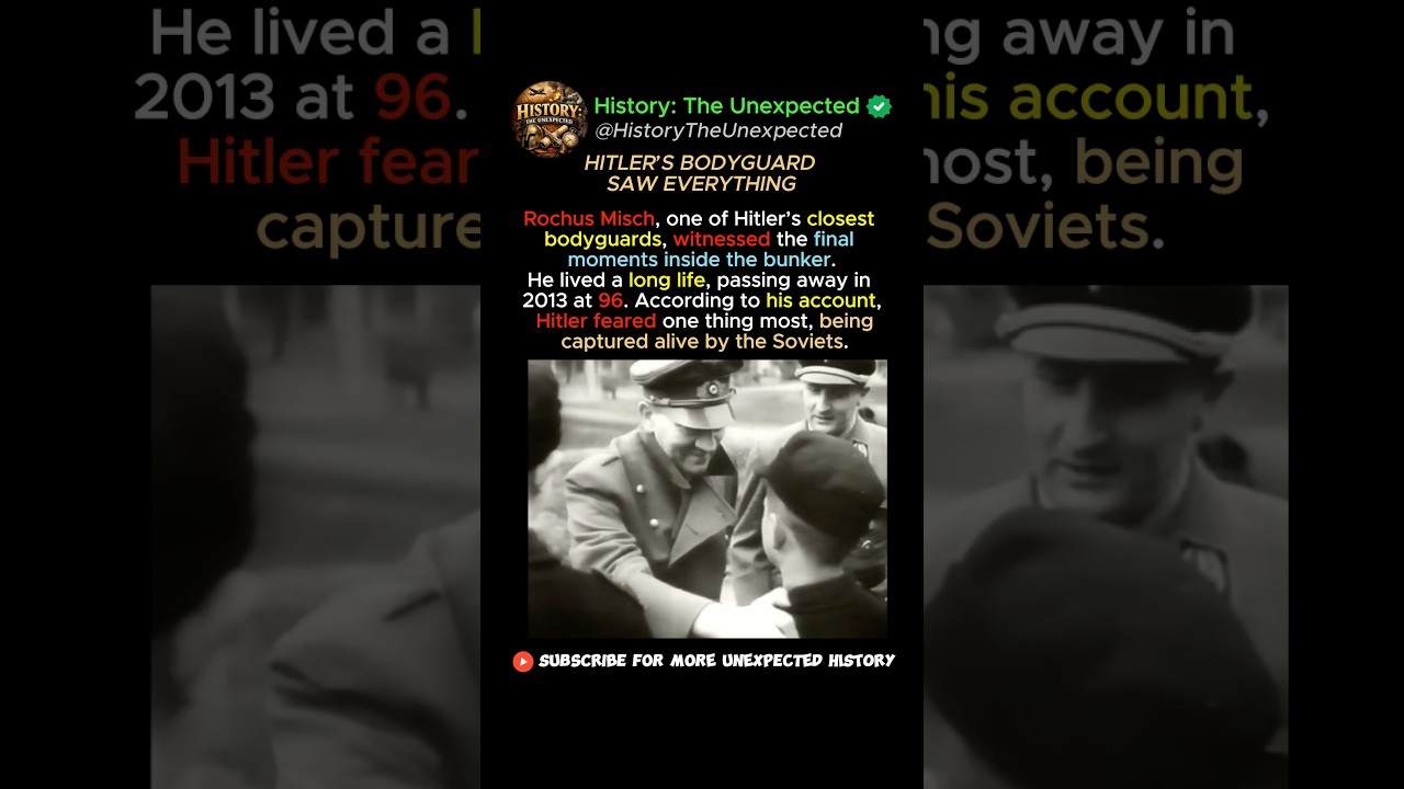 Inside Hitler’s Bunker: His Bodyguard Saw Everything