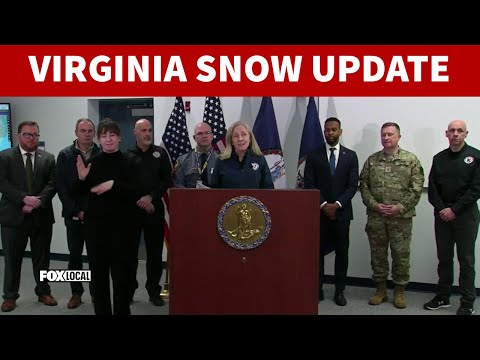 Virginia officials give update on winter storm preparations | FULL PRESS CONFERENCE