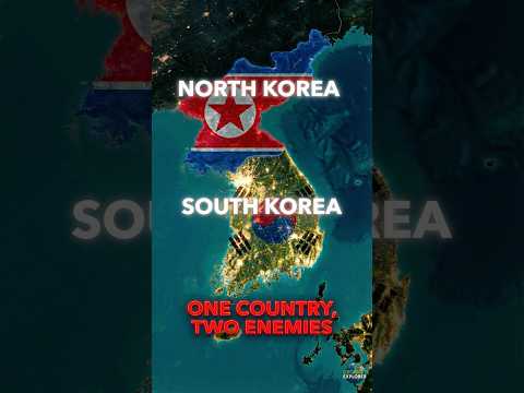 Why North and South Korea Are Still at War? #facts #koreaexplained #map