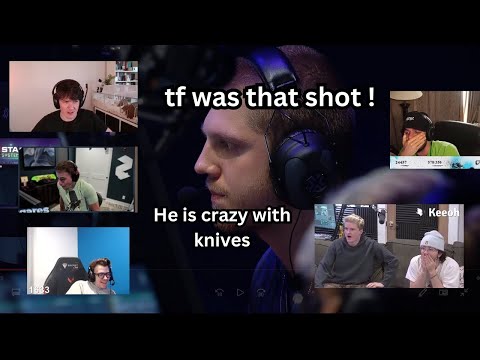 Streamers reacts to EG Demon1's  insane flick with knives on FNC Alfajer | EG VS FNC | VCT Tokyo