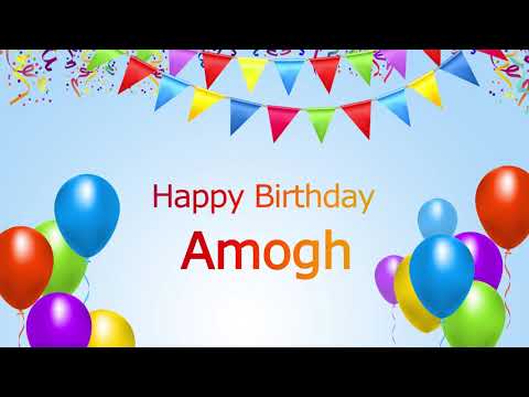 Happy Birthday Amogh
