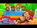Five Little Monkeys Jumping On The Bed ABC Kid TV Nursery Rhymes Kids Songs