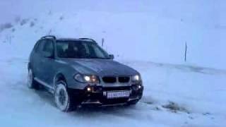 preview picture of video 'Metsovo GR BMW X3 on snow'