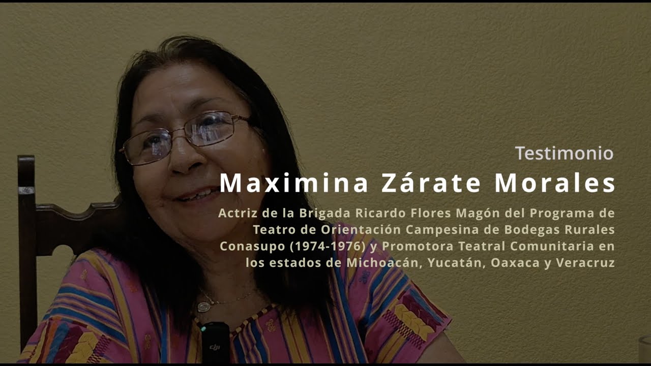 Testimonio | Maximina Zárate Morales