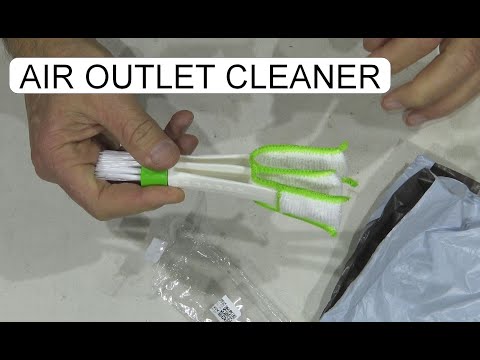 2 in 1 car air conditioner outlet cleaning tool