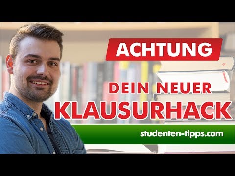 KLAUSURHACK! So lernst du erfolgreich mit Musterklausuren und Altklausuren😎 Studenten- Tipps