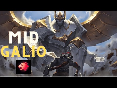 League of Legends 2022 Galio Mid vs Akali sett afk 4 vs 5