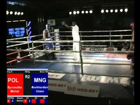 STAMM 2011 finał 64kg SYROWATKA Michal vs MUNKHERDENE Uranchimeg