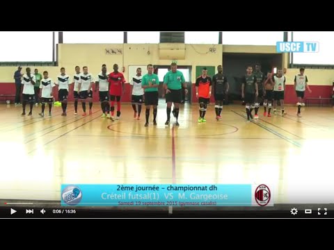 Créteil futsal(1) 2-2 M. Gargeoise (Champ. dh - J2)