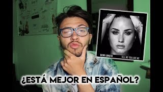 REACCIÓN LATINA A TELL ME YOU LOVE ME SPANISH VERSION - DEMI LOVATO | Niculos M