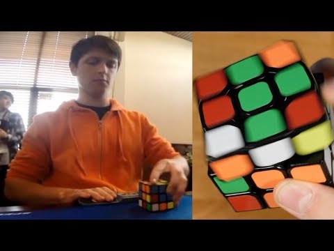 Feliks' Incredible 6.88 One-Handed World Record Solve!