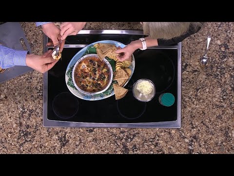 Laura Davis Is In The Kitchen Showing Us How To Make Pizza Dip