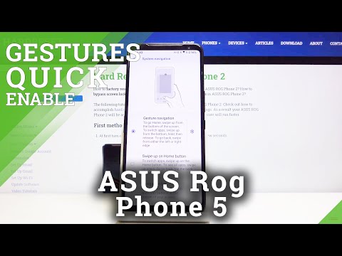 How to Enable Gestures Navigation in Asus ROG Phone 2 – Locate Navigation Settings