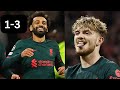 Aston Villa 1-3 Liverpool: Mohamed Salah, and 18-year-old Stefan Bajcetic