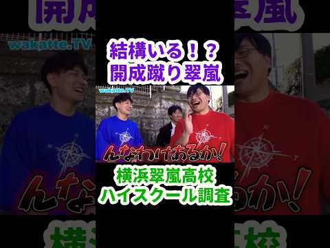【開成蹴り】神奈川トップ公立 横浜翠嵐高校を調査【wakatte.TV 切り抜き】#wakattetv #横浜翠嵐高校 #開成 #進学校