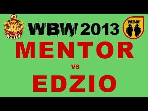 Edzio 🆚 Mentor 🎤 WBW 2013 el.3 (freestyle rap battle)