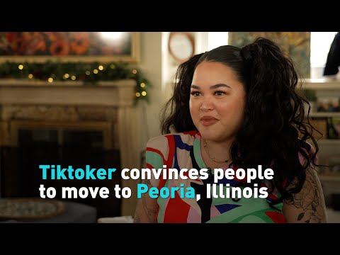 Tiktoker convinces people to move to Peoria, Illinois