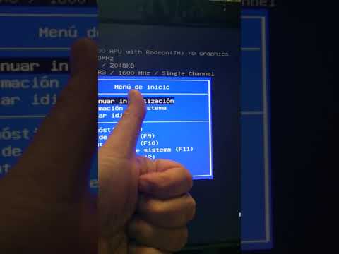 cómo entrar en bios PC hp Pavilion 23 todo en uno