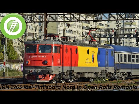 Trenul IRN 1763 Iasi Timisoara Nord Opreste cu o Intarziere de 4 minute in Gara Targu Frumos