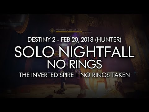 Destiny 2 - Solo Nightfall The Inverted Spire (No Rings) - Hunter