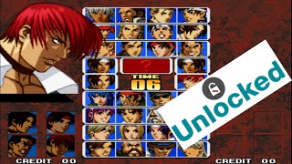 The King of Fighters 99 Secret Characters Unlock [HD 60fps]