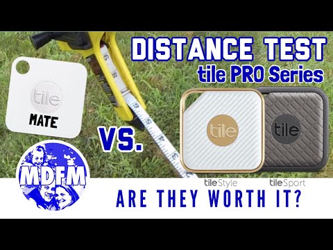 TILE Mate VS TILE Pro Series Distance Test Video