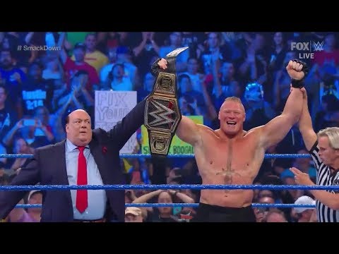 FULL MATCH - Brock Lesnar vs. Kofi Kingston - WWE Championship Title Match: Smackdown, Oct. 4, 2019