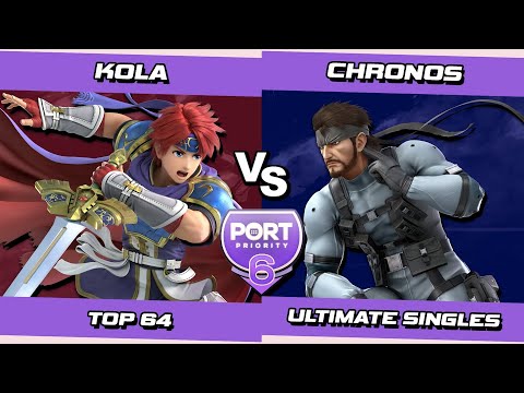 Port 6 Top 64 - Kola (Roy) Vs. Chronos (Snake) SSBU Ultimate Tournament
