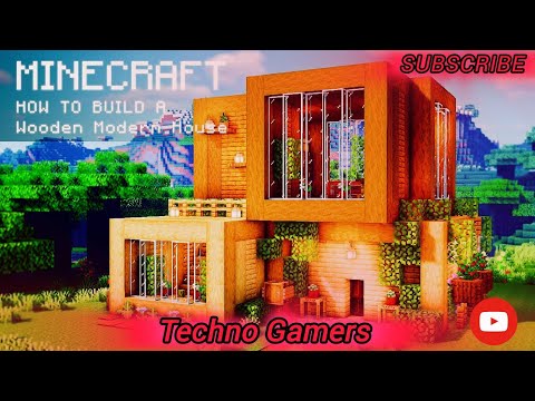 Minecraft Tutorial: EASY Modern House Build 🔥