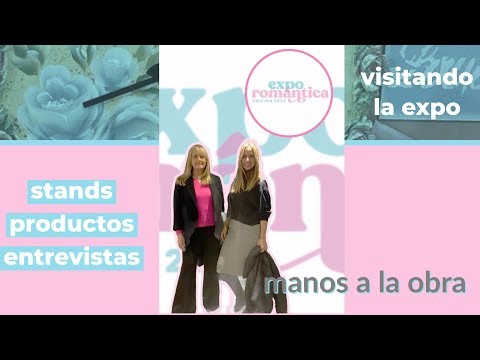 Manos a la Obra Tv Expo Romantica 2023  - Pintura Decorativa - Manualidades - Stands de productos