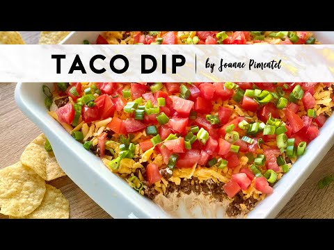 TACO DIP | 5 LAYER DIP | BETTER THAN MY 7 LAYER DIP!!